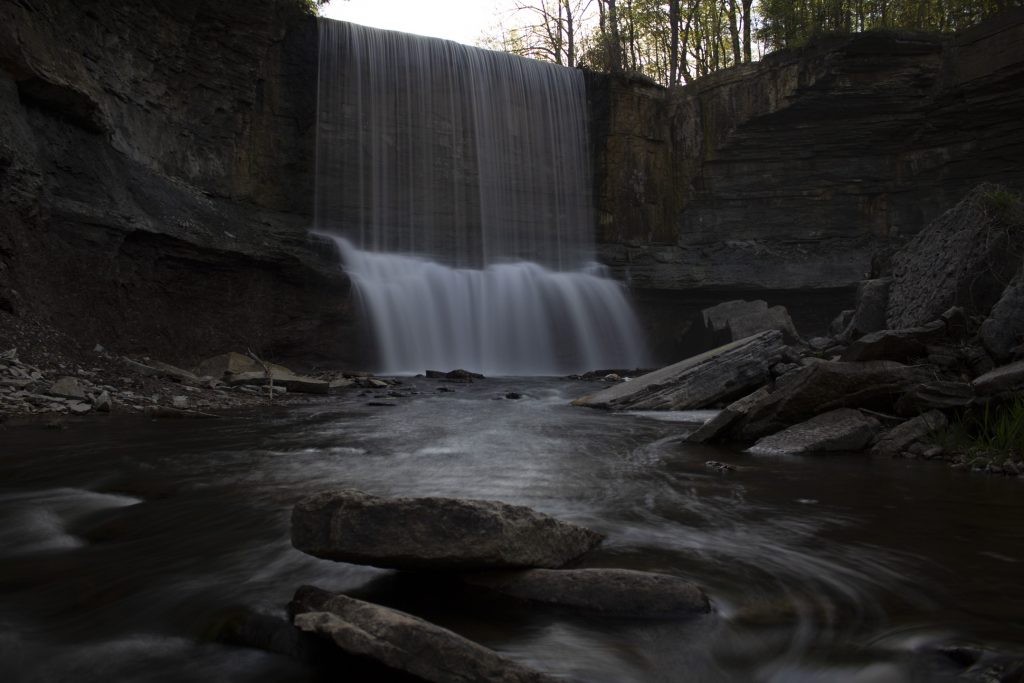 Long exposure of waterfall